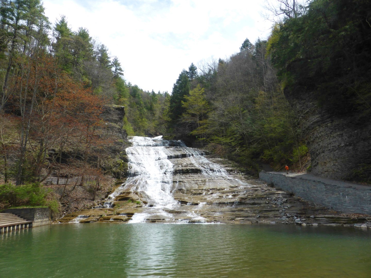 Buttermilk falls state park, buttermilk watervallen, trail